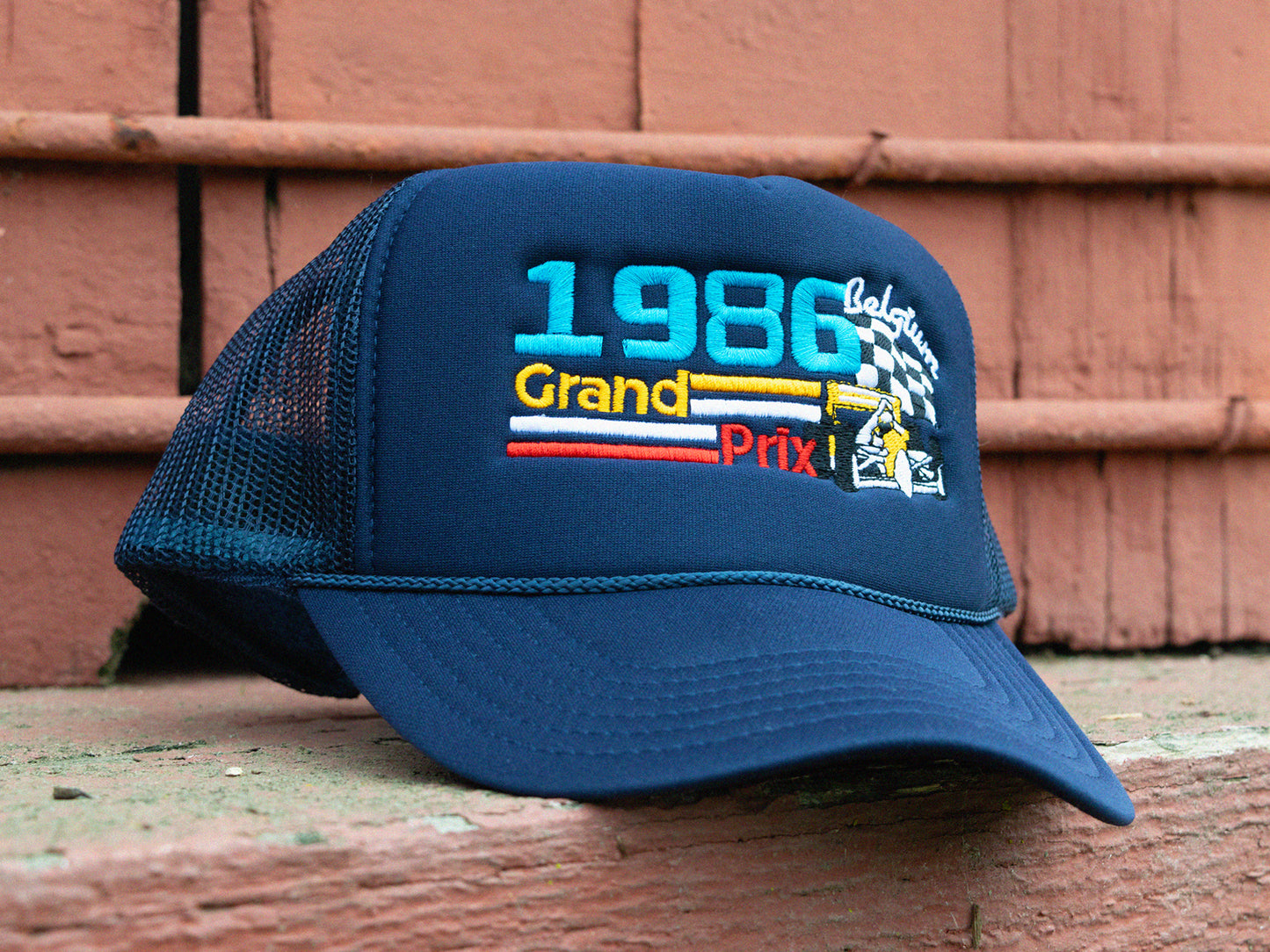 Belgian Grand Prix 1986 Vintage F1 Trucker Hat