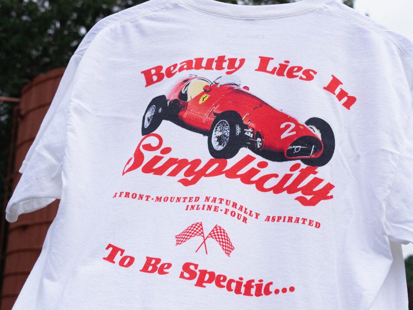 Ferrari 500 Beauty Lies In Simplicity T-Shirt