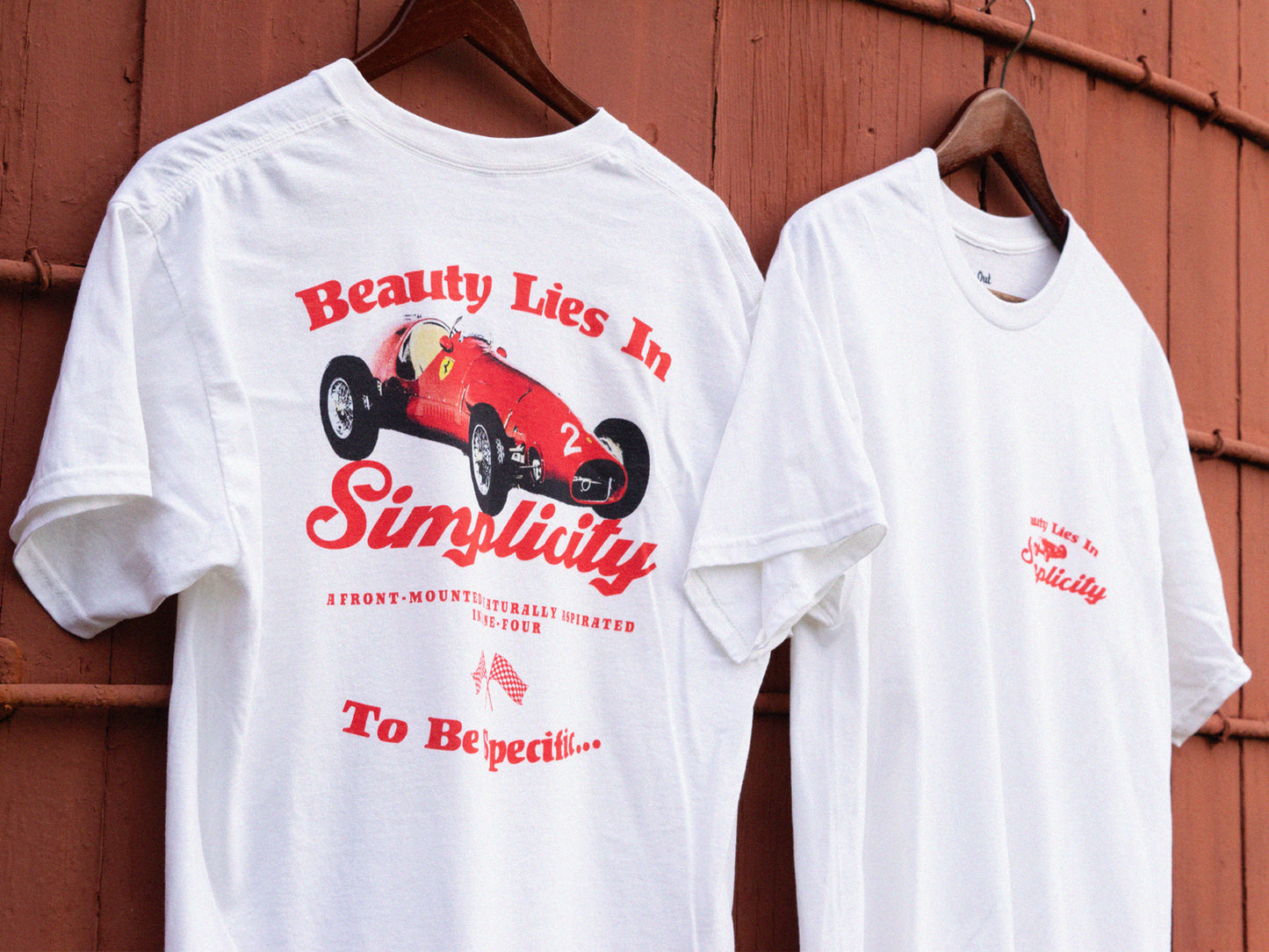 Ferrari 500 Beauty Lies In Simplicity T-Shirt
