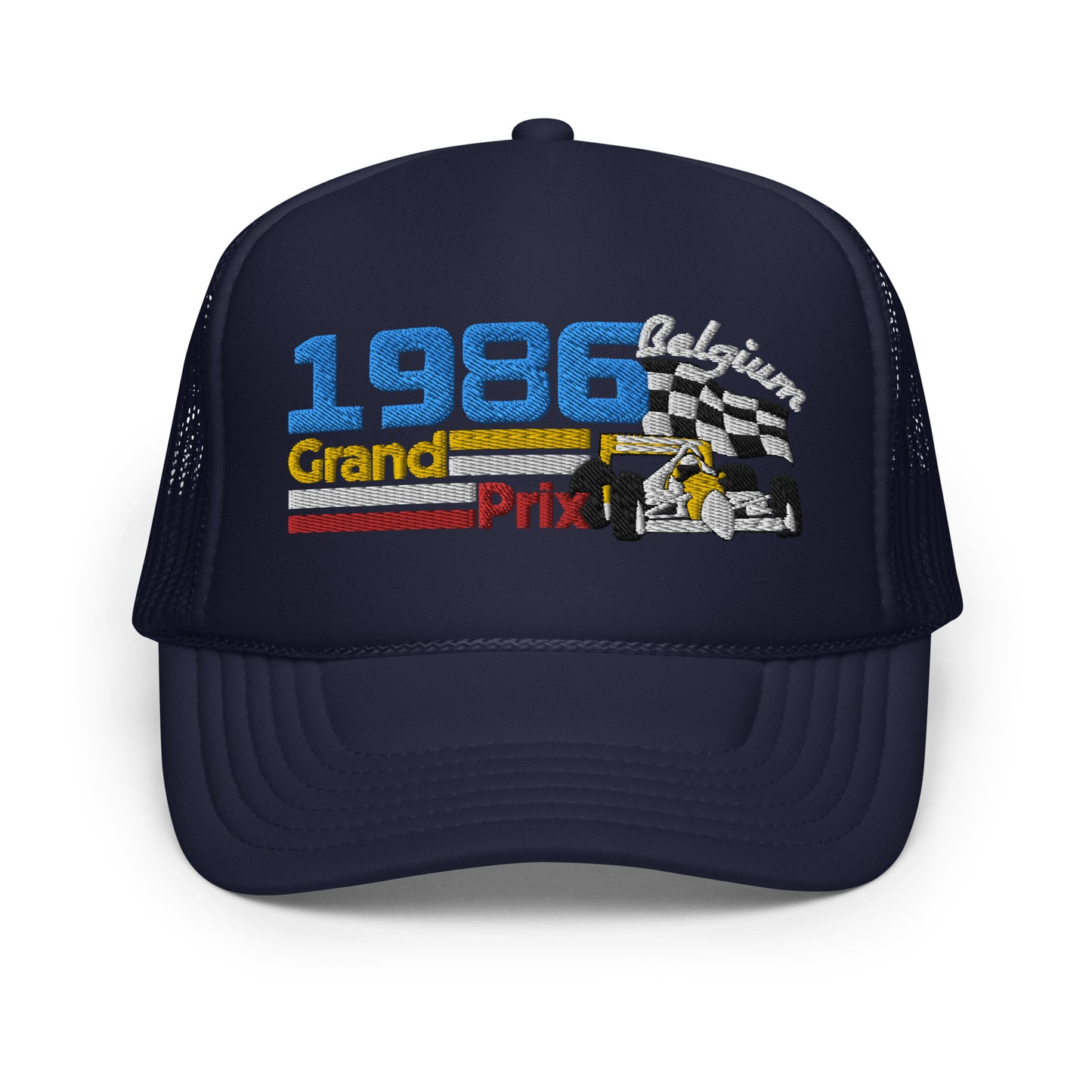 Belgian Grand Prix 1986 Vintage F1 Trucker Hat