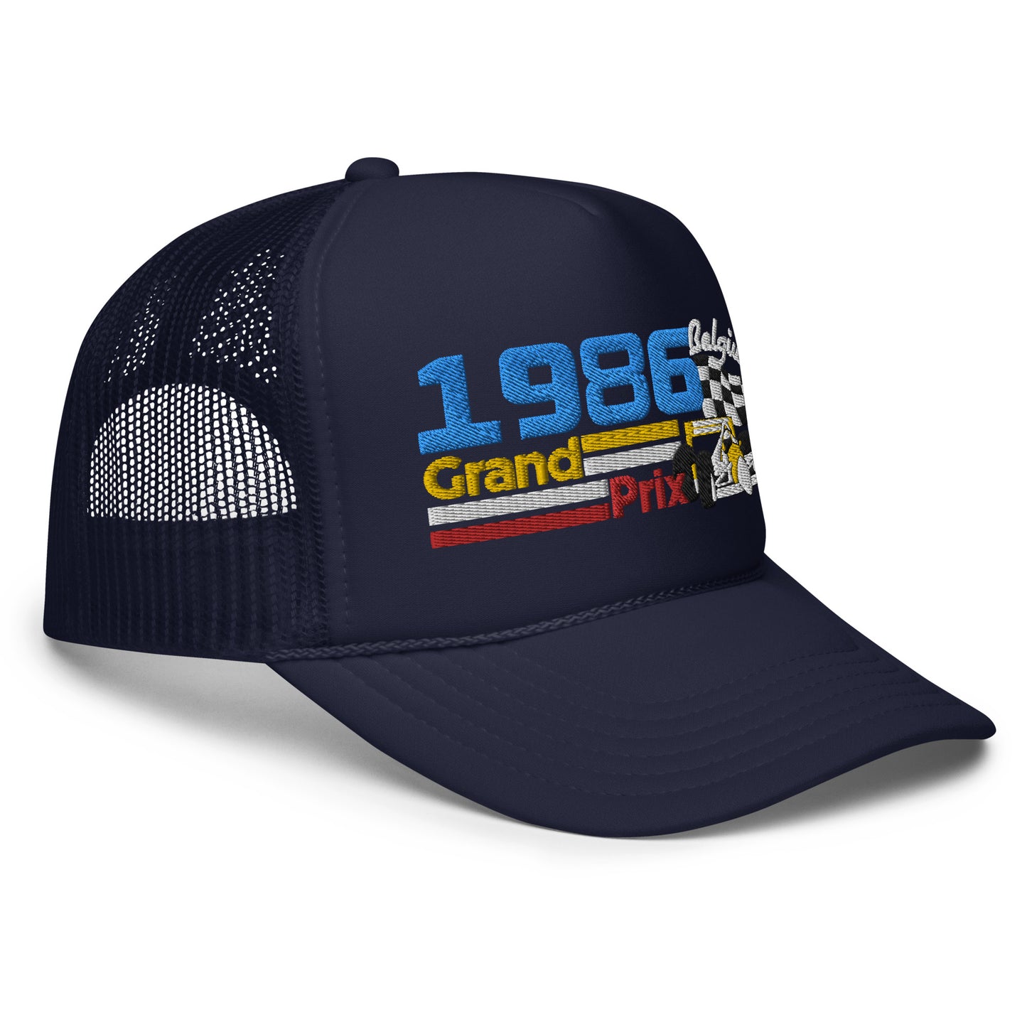 Belgian Grand Prix 1986 Vintage F1 Trucker Hat