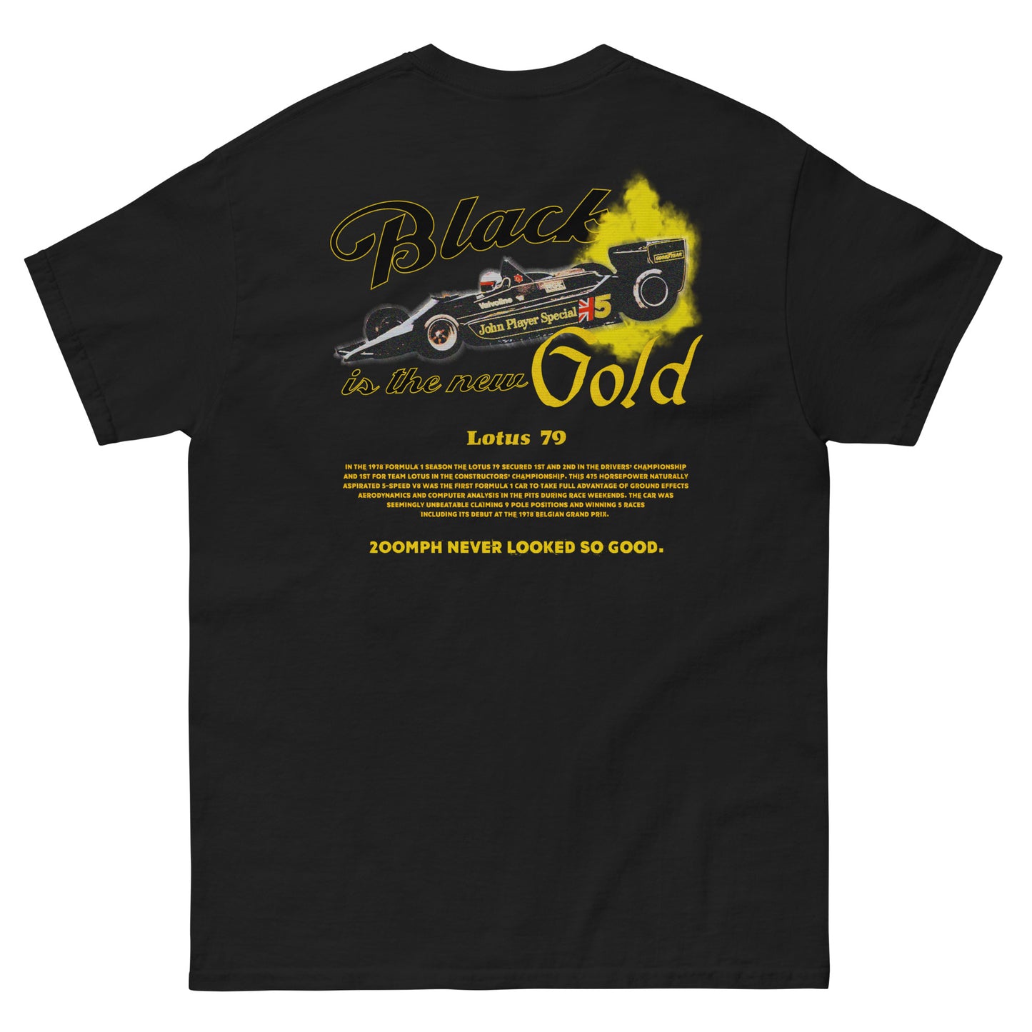 Lotus 79 Black Is The New Gold T-Shirt