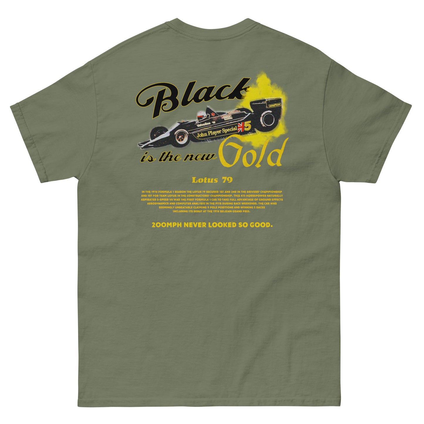 Lotus 79 Black Is The New Gold T-Shirt