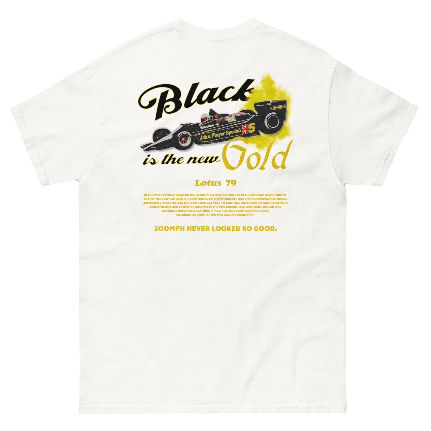 Lotus 79 Black Is The New Gold T-Shirt