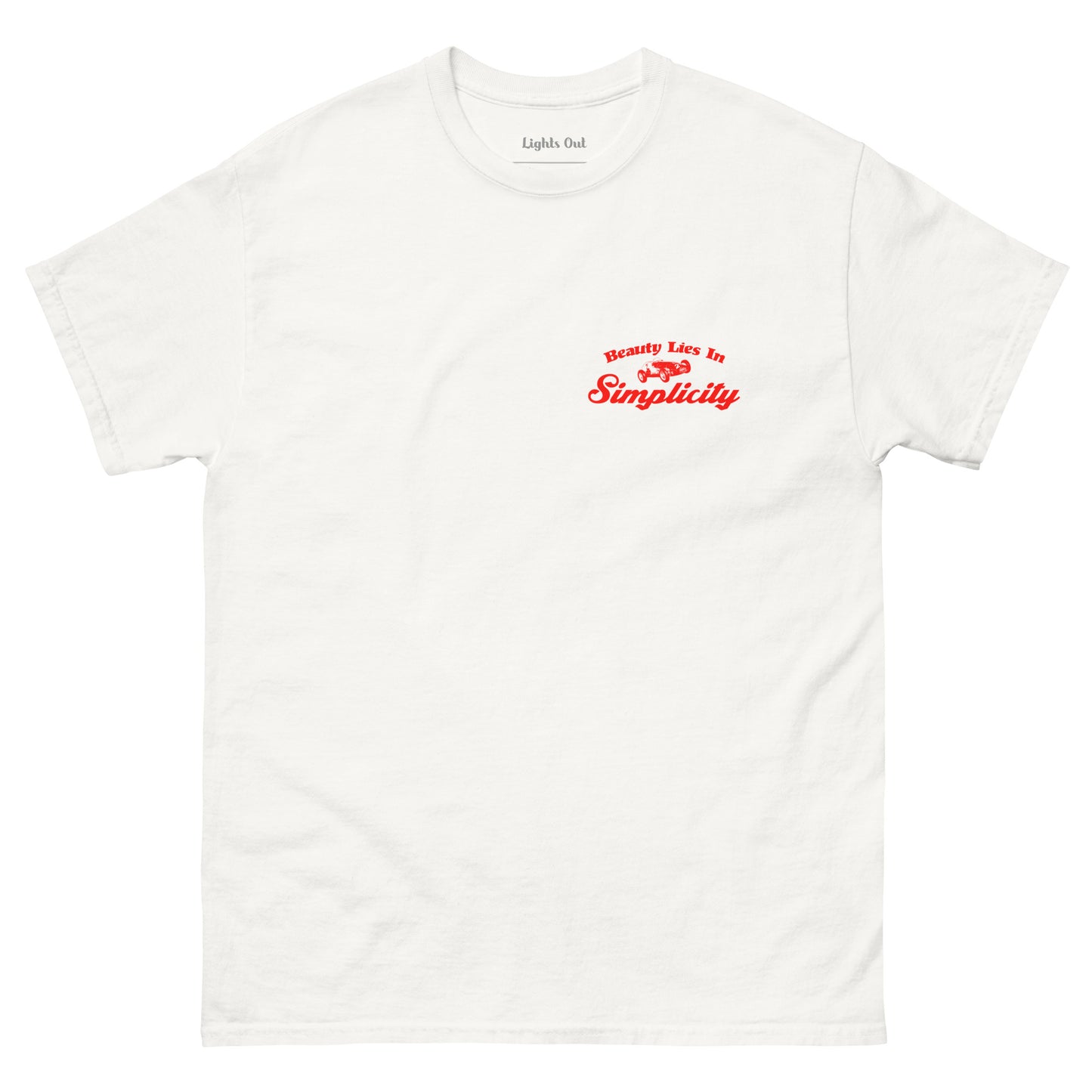 Ferrari 500 Beauty Lies In Simplicity T-Shirt