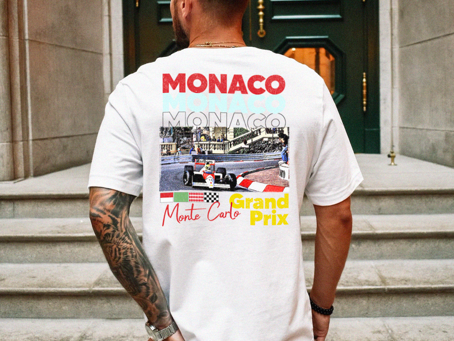 Vintage Monaco Grand Prix Monte Carlo T-Shirt