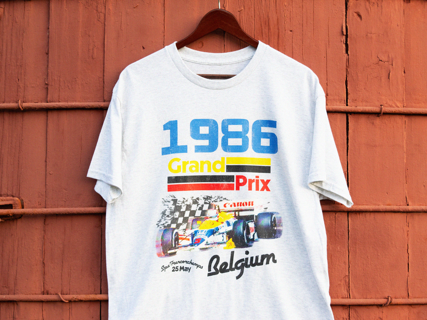 Vintage Belgian Grand Prix 1986 T-Shirt