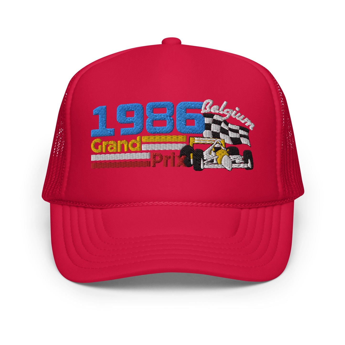 Belgian Grand Prix 1986 Vintage F1 Trucker Hat