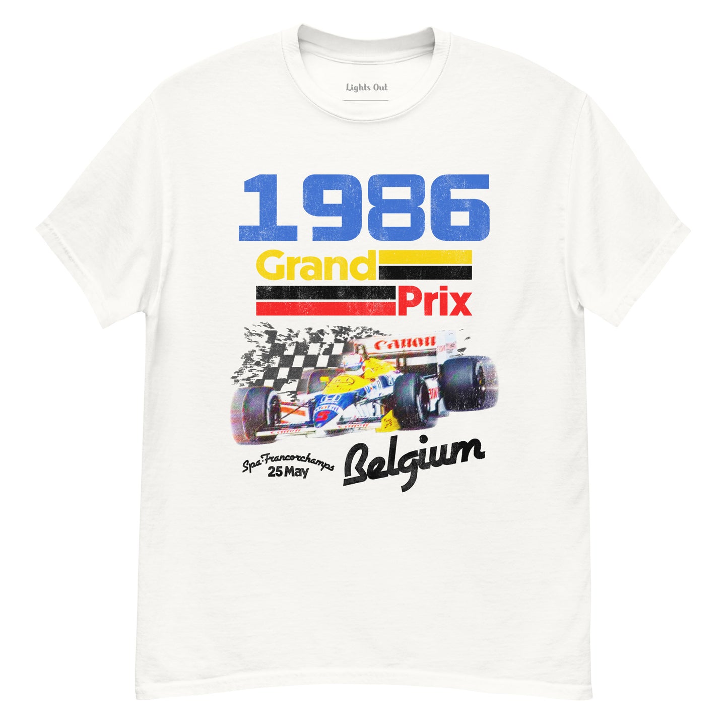 Vintage Belgian Grand Prix 1986 T-Shirt
