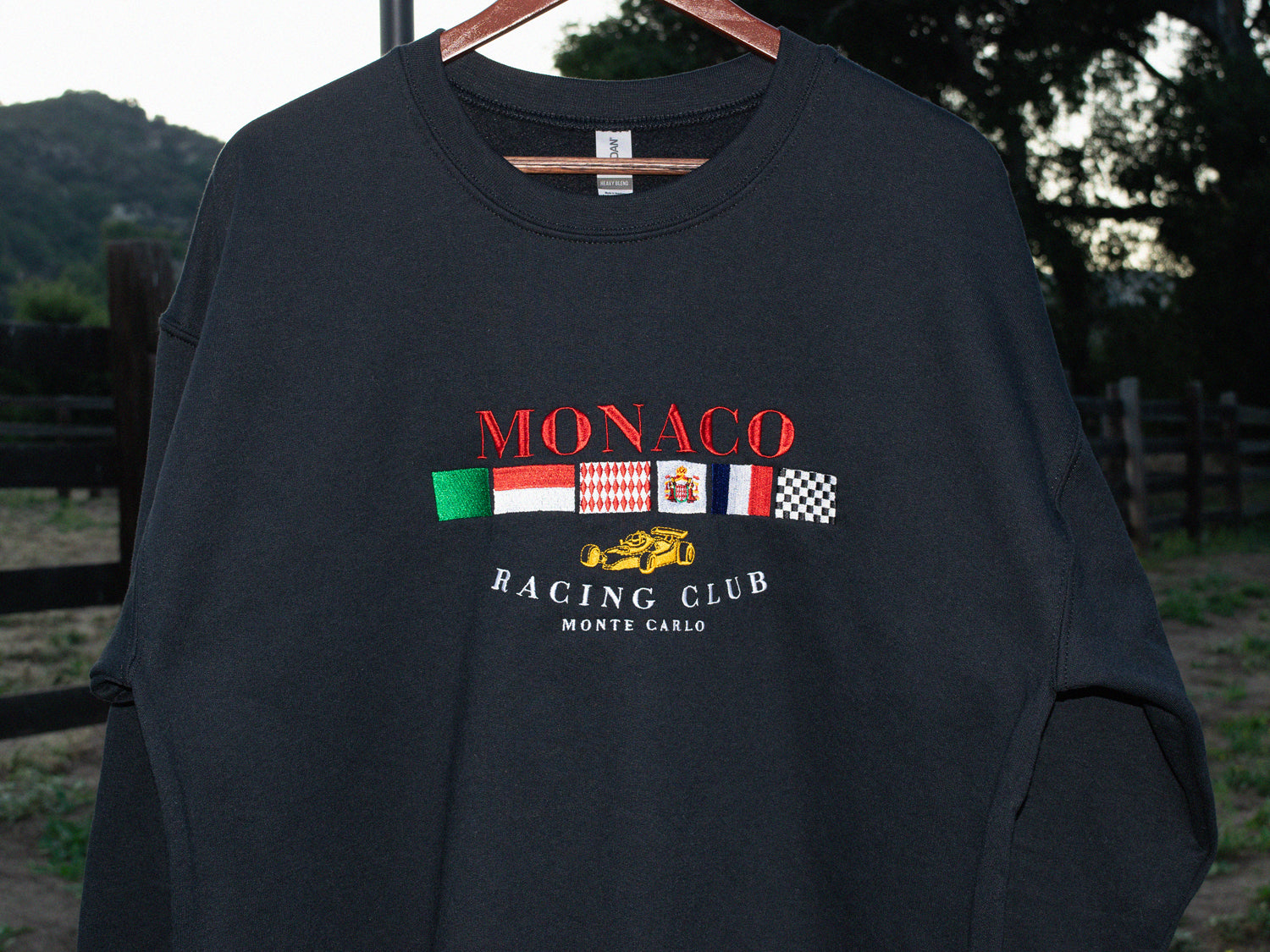 monaco sweatshirt vintage grand prix shirt black f1 merch motorsport apparel 1.jpg