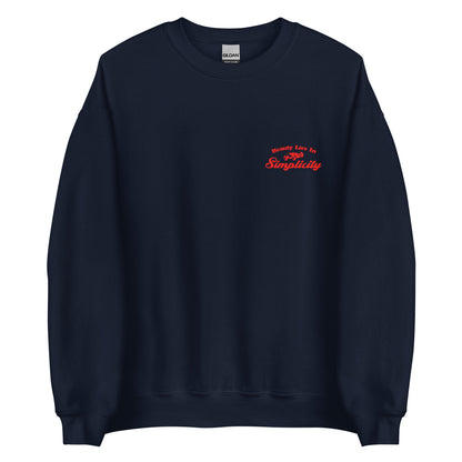 Beauty Lies In Simplicity Ferrari 500 Sweatshirt