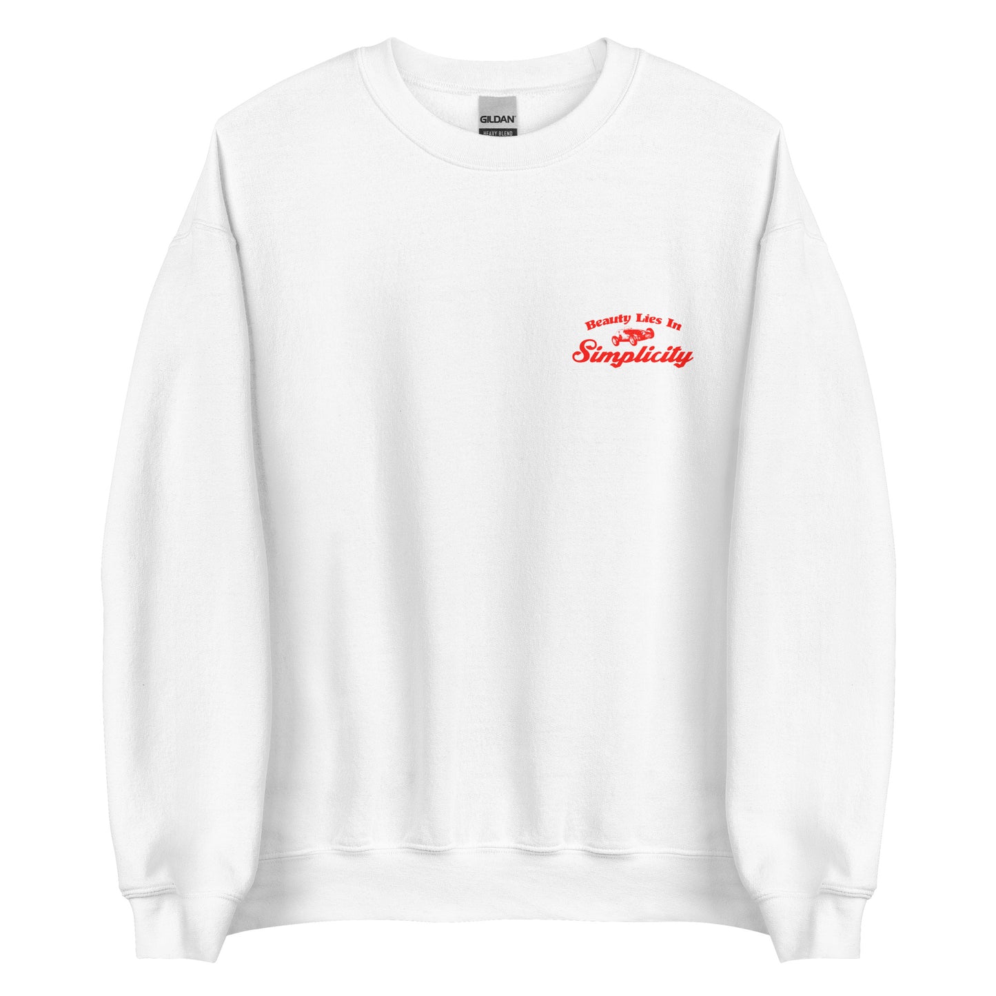 Beauty Lies In Simplicity Ferrari 500 Sweatshirt