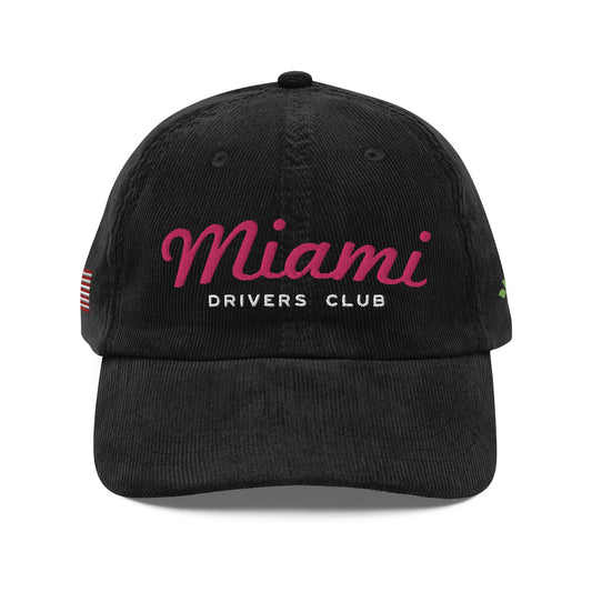 Miami Drivers Club Corduroy Hat